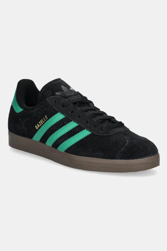 Tenisice od brušene kože adidas Originals Gazelle brušena koža crna JH5394