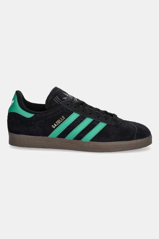 Tenisice od brušene kože adidas Originals Gazelle JH5394 crna SS25
