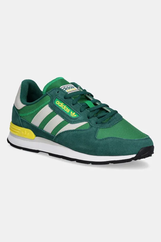 adidas Originals sneakers din piele intoarsă Treziod 2 textil verde IH3807