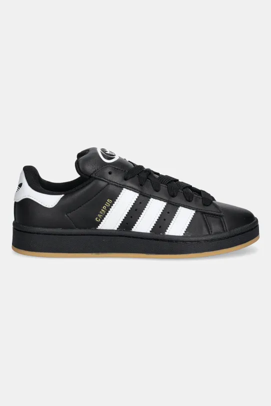 Kožené sneakers boty adidas Originals Campus 00s JP9997 černá SS25