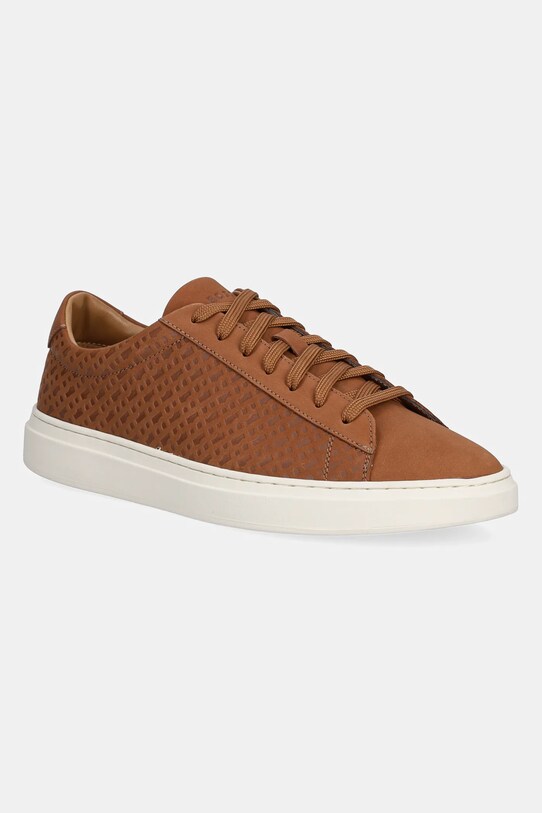 BOSS sneakersy zamszowe Kieran niska brązowy 50542092.212