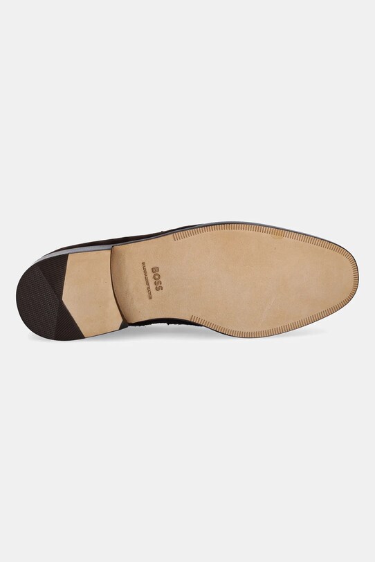 BOSS mocasini din piele întoarsă Limber 50541729.201 maro