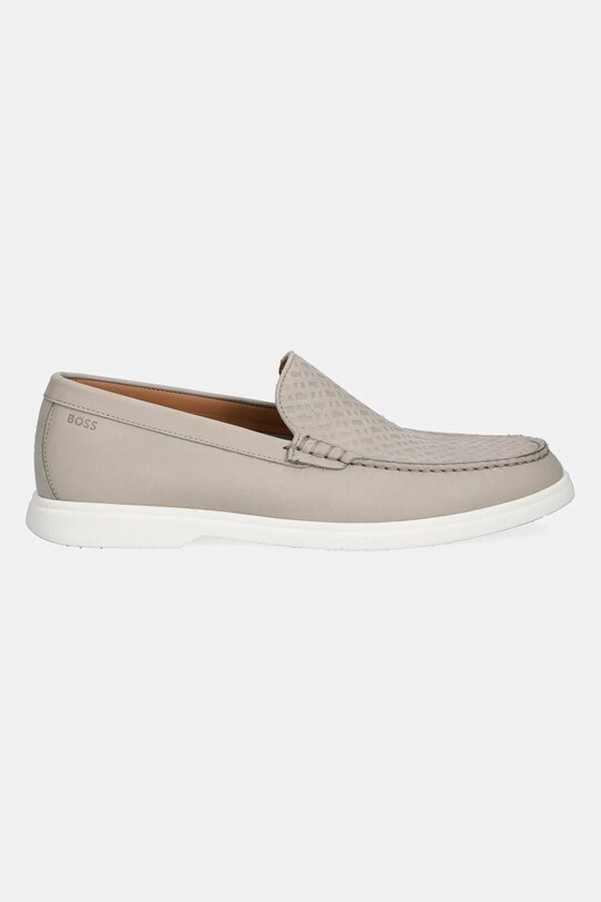 BOSS mocasini din nubuc Sienne 50541738.269 bej SS25