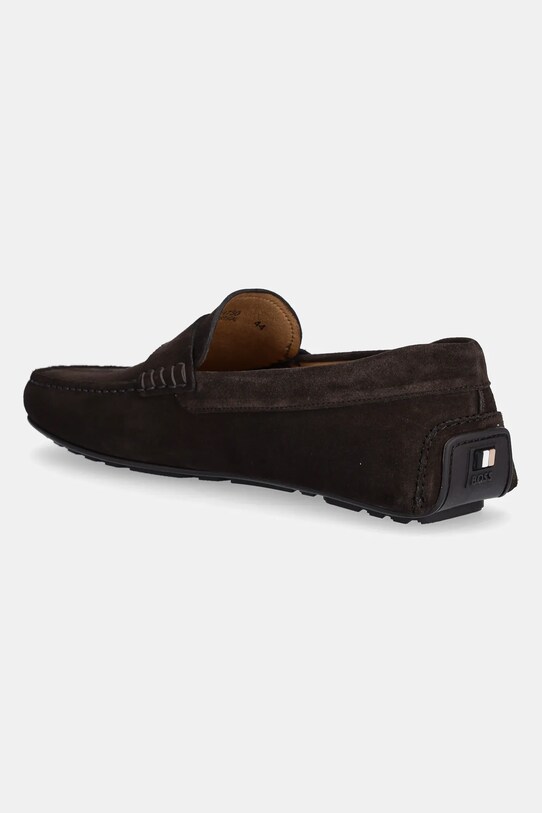 Încălțăminte BOSS mocasini din piele întoarsă Noel 50541750.201 maro