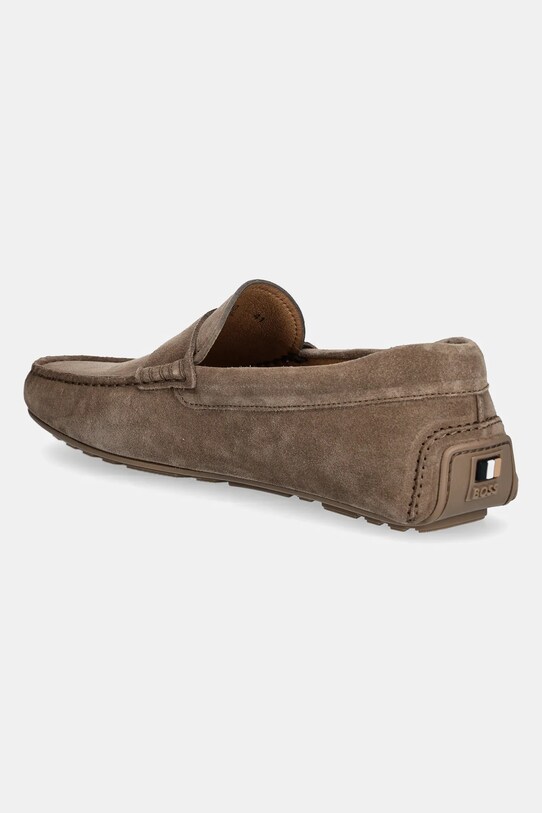 Încălțăminte BOSS mocasini din nubuc Noel 50541750.260 maro