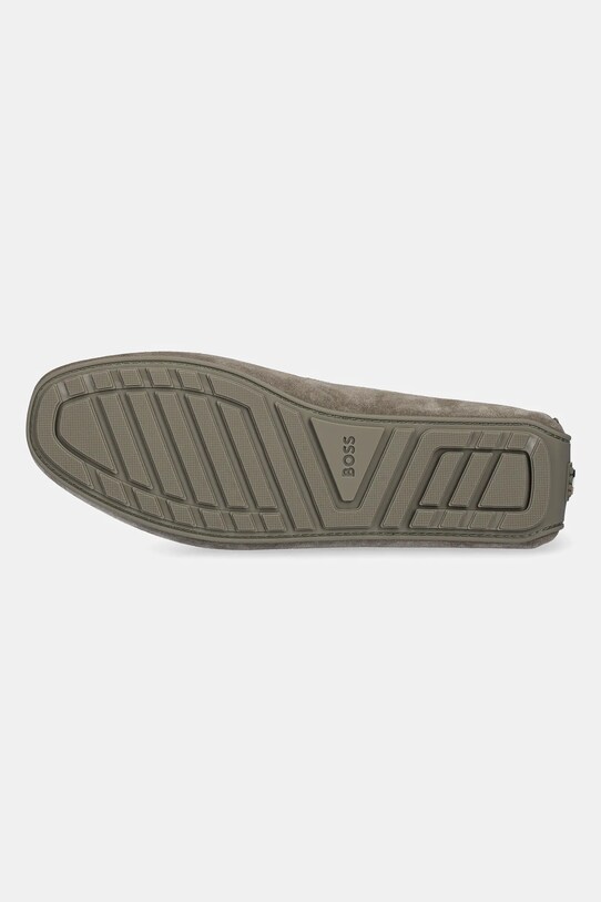 BOSS mocasini din piele intoarsa Noel 50541750.342 verde