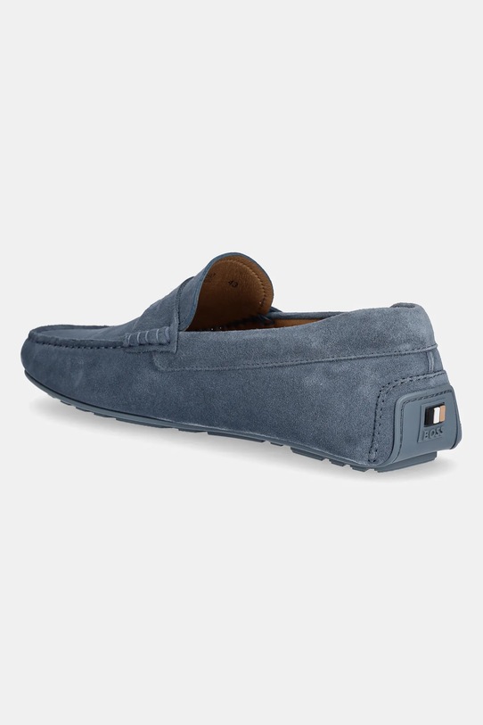 Încălțăminte BOSS mocasini din piele întoarsă Noel 50541750.460 albastru