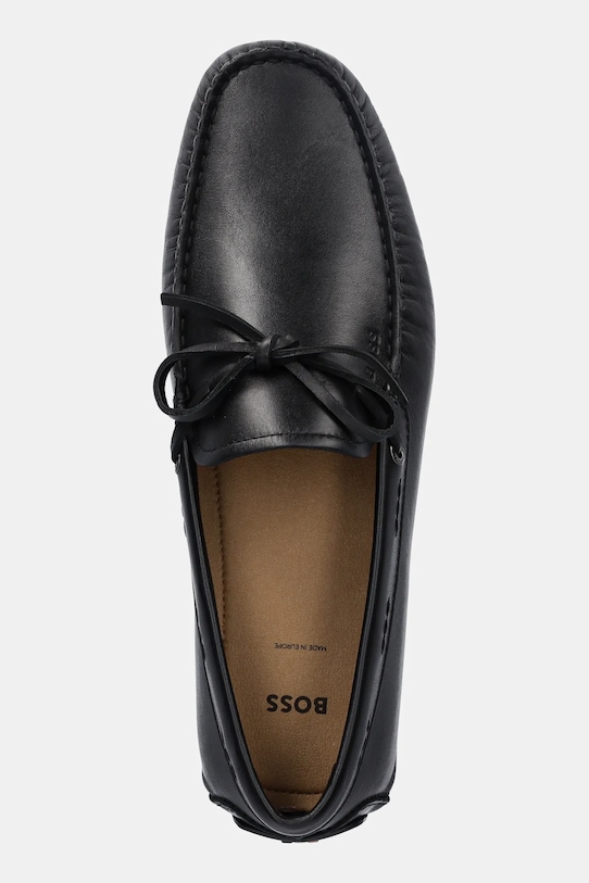 BOSS mocasini de piele Noel negru 50541771.001