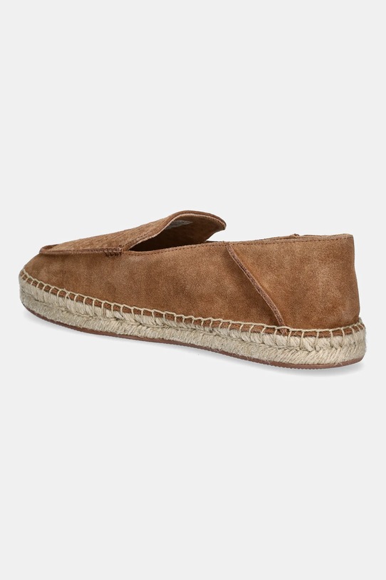 Încălțăminte BOSS espadrile din piele intoarsa Madeira 50541781.212 maro