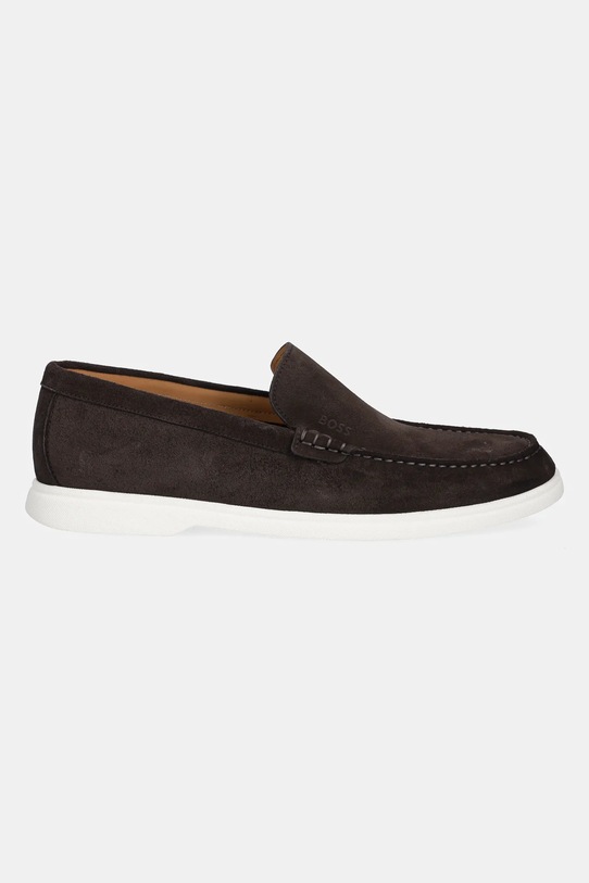Замшеві мокасини BOSS Sienne 50543083.201 коричневий SS25