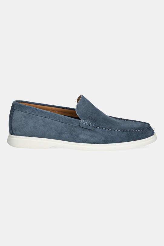 Замшеві мокасини BOSS Sienne 50543083.460 блакитний SS25