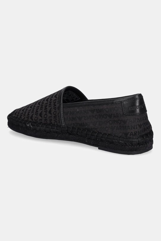 Boty Espadrilky Emporio Armani X4S030.XR338.K001 černá