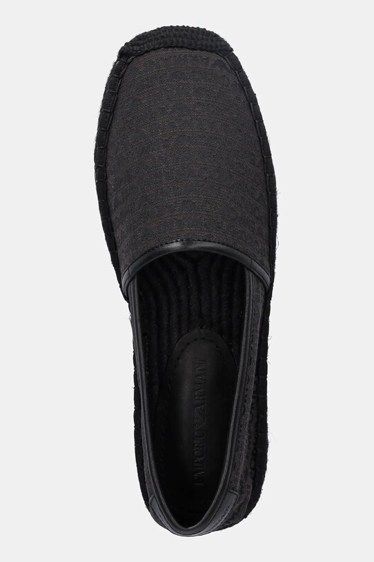 Espadrilky Emporio Armani černá X4S030.XR338.K001