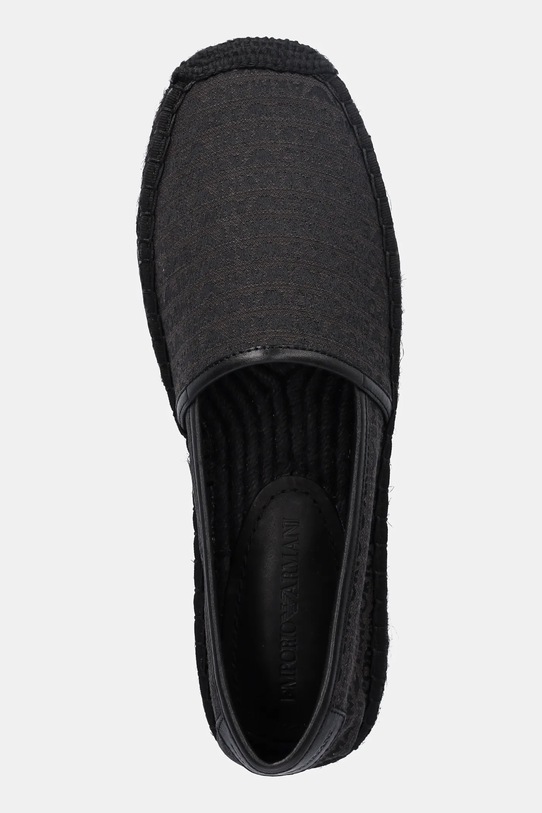 Espadrilky Emporio Armani čierna X4S030.XR338.K001