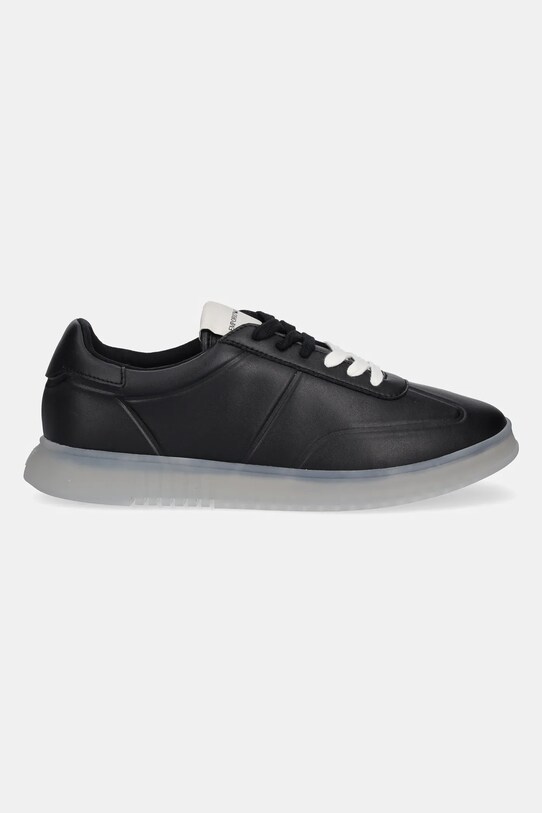 Emporio Armani bőr sportcipő X4X694.XF846.00002 fekete SS25