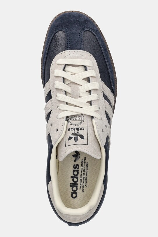 adidas Originals sneakersy skórzane Samba OG granatowy JI3217