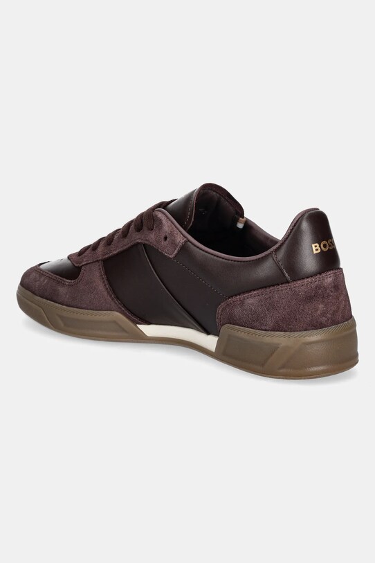 Încălțăminte BOSS sneakers din piele Brandon 50522850601 burgundia
