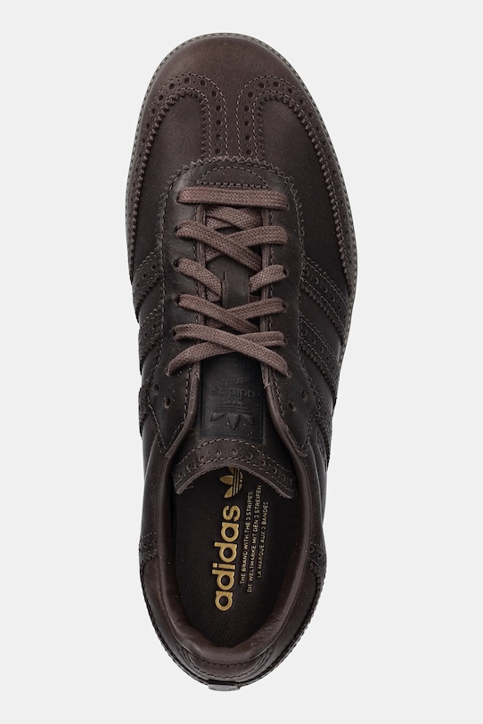Шкіряні кросівки adidas Originals Samba OG коричневий JI3231