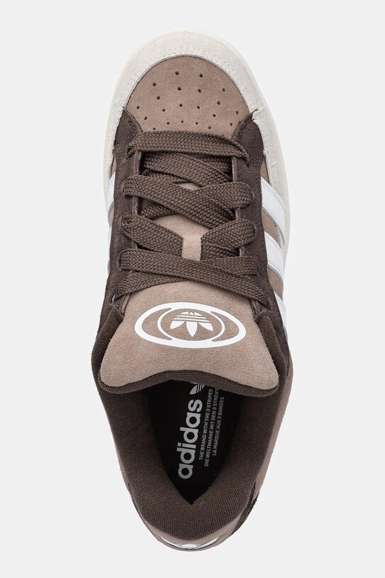 Σουέτ αθλητικά παπούτσια adidas Originals Campus 00S Beta καφέ JP9583