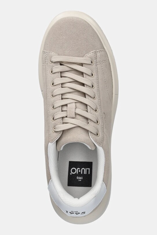 Liu Jo sneakers din piele BIG 01 bej 7B5005PX002S1882