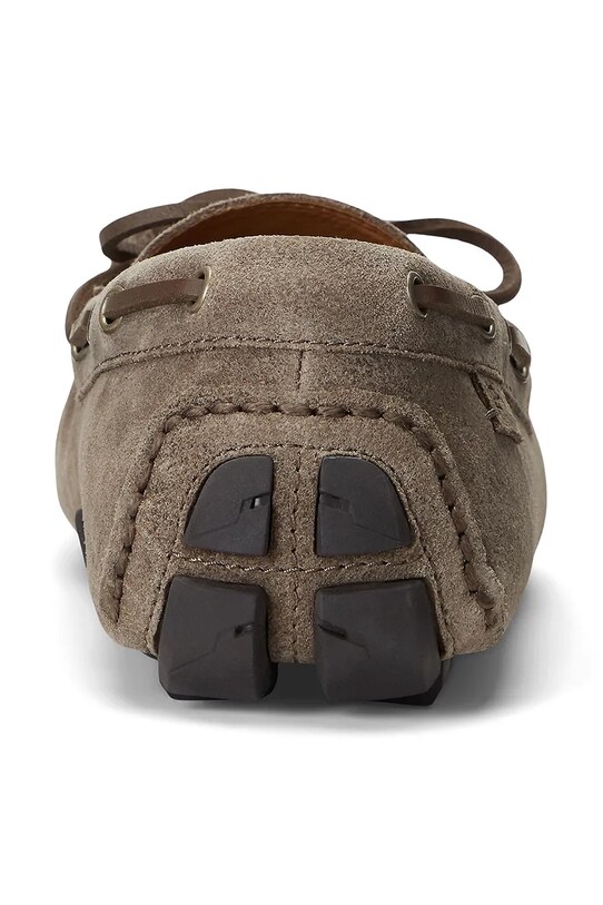 Încălțăminte Polo Ralph Lauren mocasini din piele întoarsă Anders Tie 803916580001.200 maro