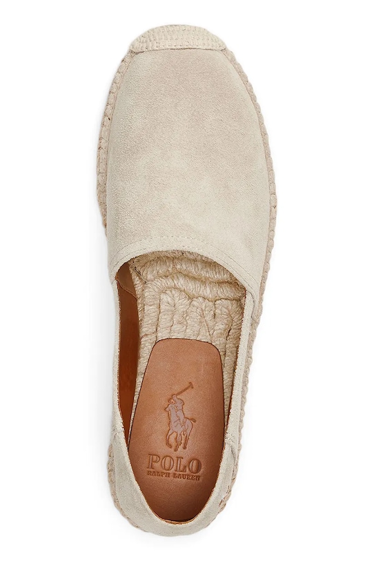 Polo Ralph Lauren espadryle zamszowe Cevio Slip beżowy 803961282001.101
