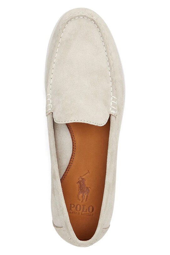 Polo Ralph Lauren mocassini in camoscio Merton Vnet beige 803961293001.250