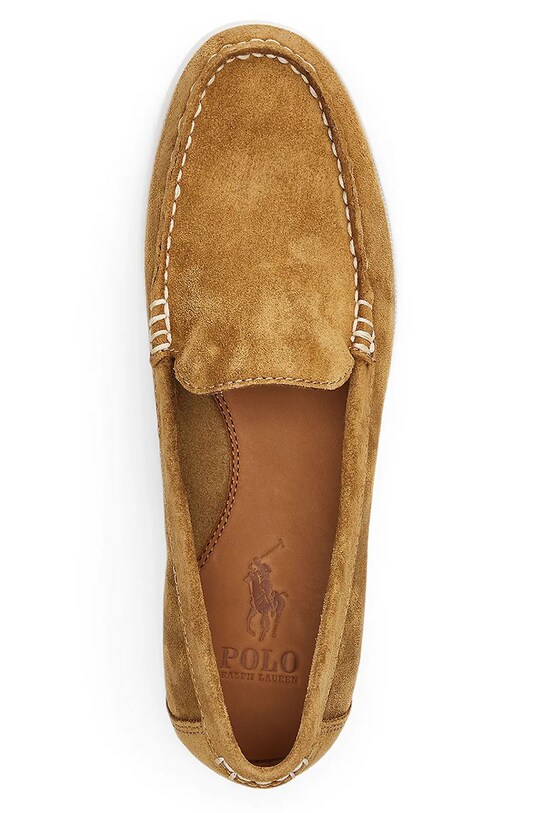 Μοκασίνια σουέτ Polo Ralph Lauren Merton Vnetn καφέ 803961293003.270