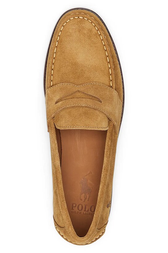 Polo Ralph Lauren suede loafers Alston Penny beige 803961416002.270