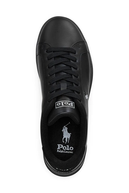 Kožené tenisky Polo Ralph Lauren Hrt Crt Ii čierna 809965072002.001