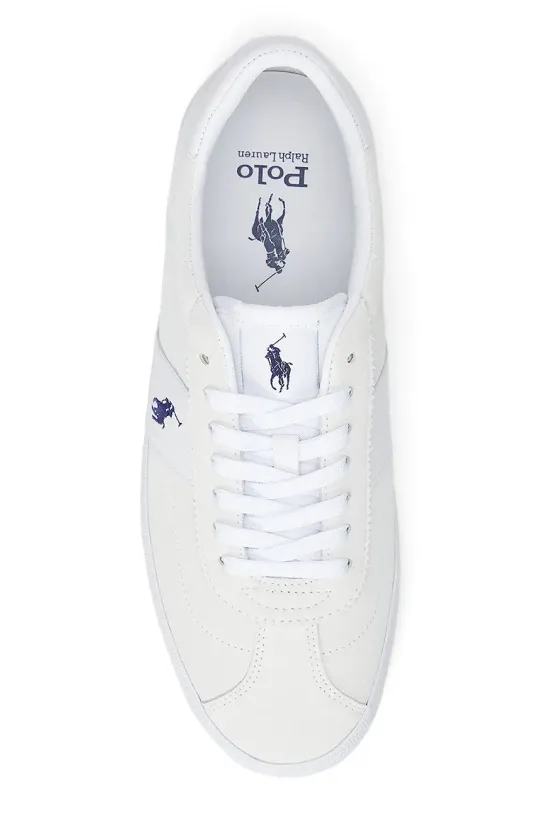 Kožené tenisky Polo Ralph Lauren Court Vlc biela 816961260001.001