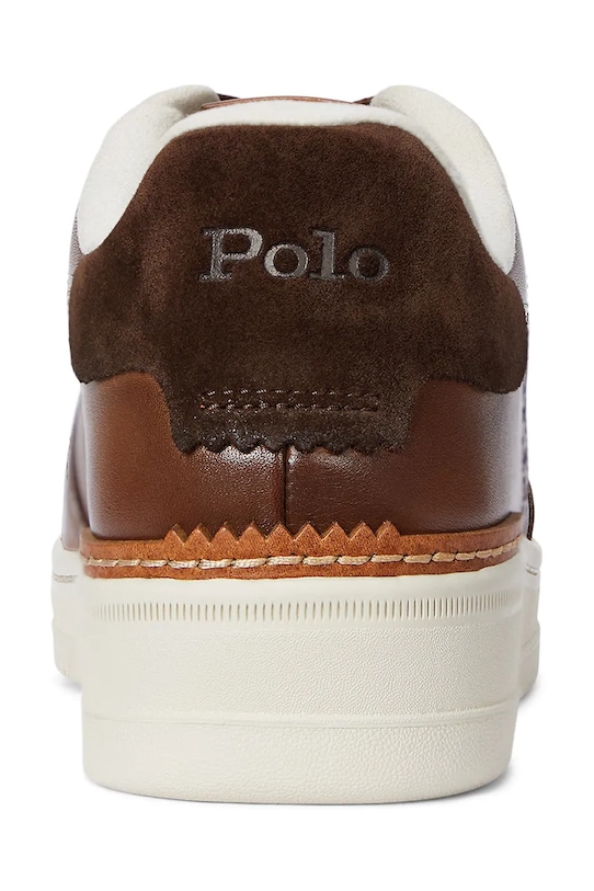 Obuv Kožené tenisky Polo Ralph Lauren Mastr Ct Bro 809960990002.270 hnedá