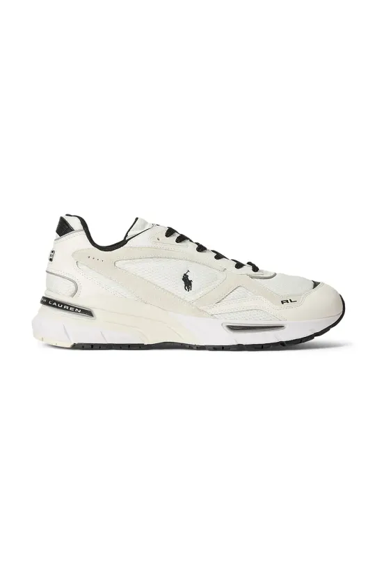 Polo Ralph Lauren sneakers Trackstr 275 pelle fiore bianco 809961123002.100