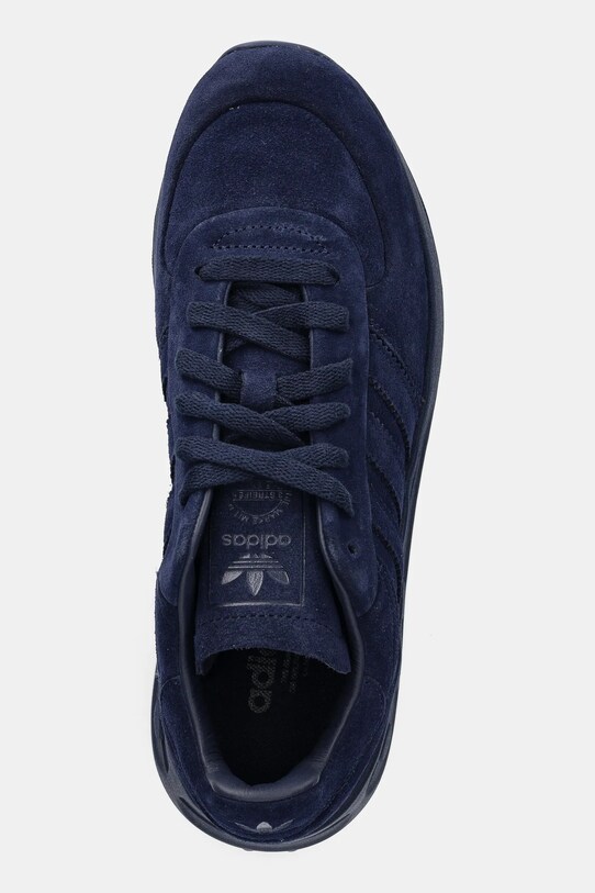 Σουέτ αθλητικά παπούτσια adidas Originals LA Trainer LUX σκούρο μπλε JH5542
