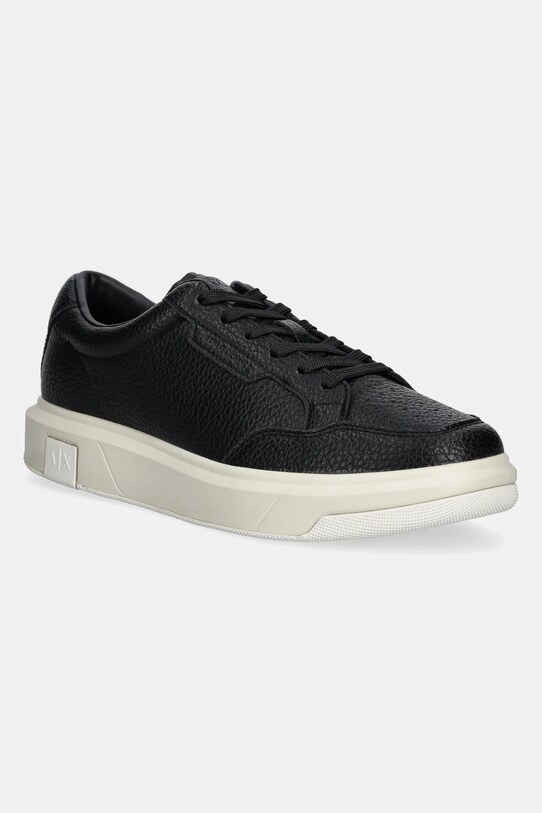 Armani Exchange sneakersy imitacja skóry licowej czarny XUX255.XV951.00002