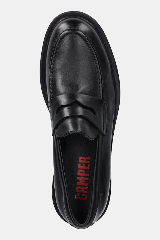 Camper mocasini de piele Norman negru K101001.001