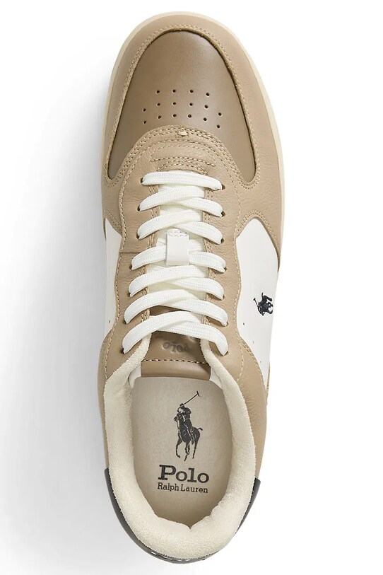 Шкіряні кросівки Polo Ralph Lauren Masters CRT бежевий 809960988001.101