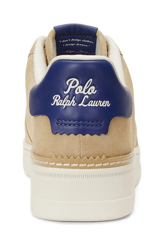 Взуття Шкіряні кросівки Polo Ralph Lauren Masters CRT 809965086003.101 бежевий