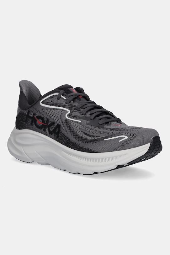 Hoka buty do biegania Clifton 10 syntetyczny szary 1162030