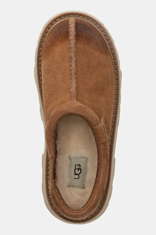 UGG mokasyny zamszowe Tasman Lug brązowy 1166913.CHE