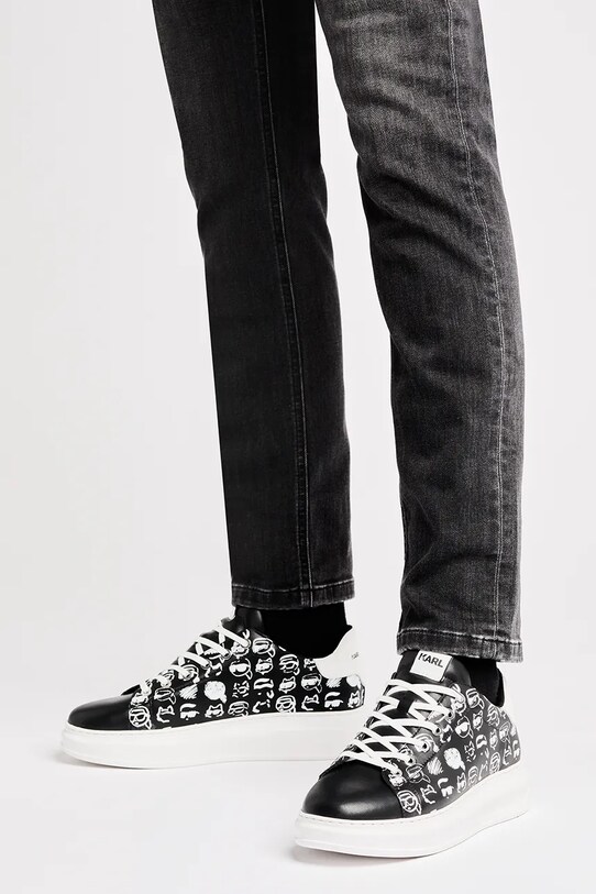 Кожаные кроссовки Karl Lagerfeld KAPRI MENS KL52512T.001
