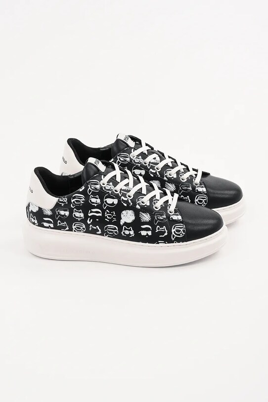 Кожаные кроссовки Karl Lagerfeld KAPRI MENS KL52512T.001 чёрный SS25