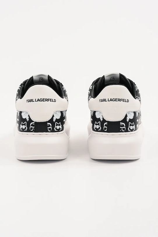 Обувь Кожаные кроссовки Karl Lagerfeld KAPRI MENS KL52512T.001 чёрный
