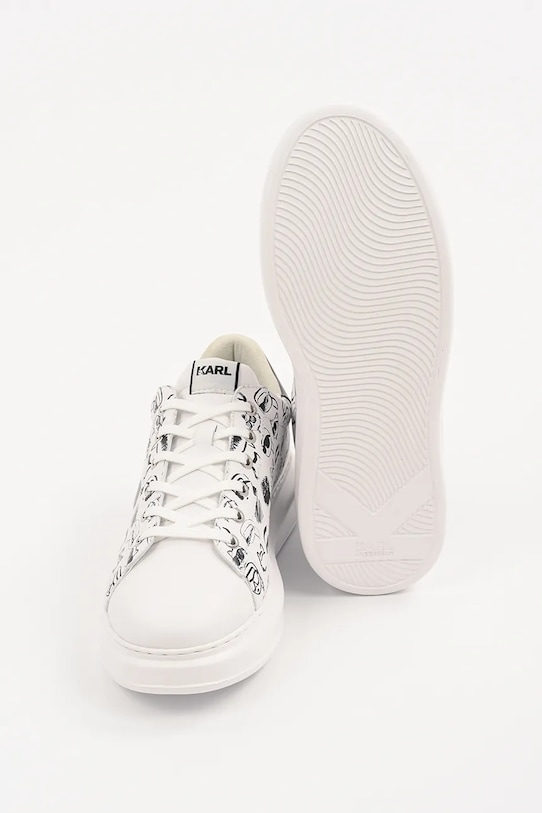 Karl Lagerfeld sneakersy skórzane KAPRI MENS KL52512T.010 biały