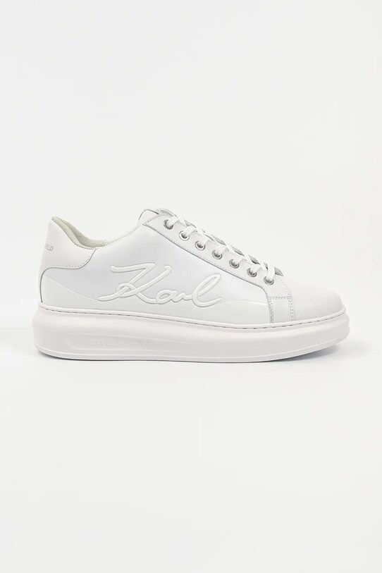 Маратонки Karl Lagerfeld KAPRI MENS гладка кожа бял KL52548F.01W