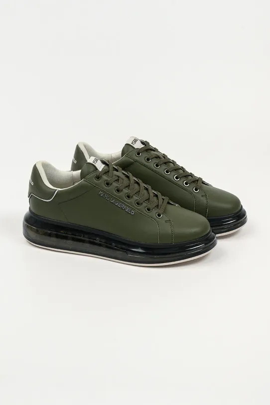 Karl Lagerfeld sneakers din piele KAPRI KL52627.2KK verde SS25