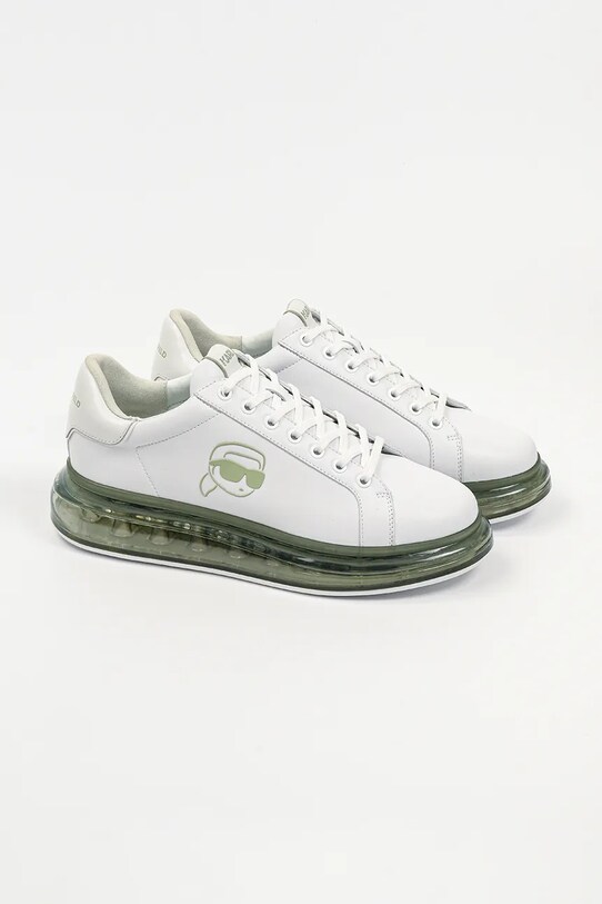 Karl Lagerfeld sneakers in pelle KAPRI KUSHION KL52630N.01K bianco SS25