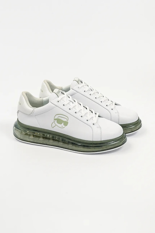 Karl Lagerfeld sneakers din piele KAPRI KUSHION KL52630N.01K alb SS25