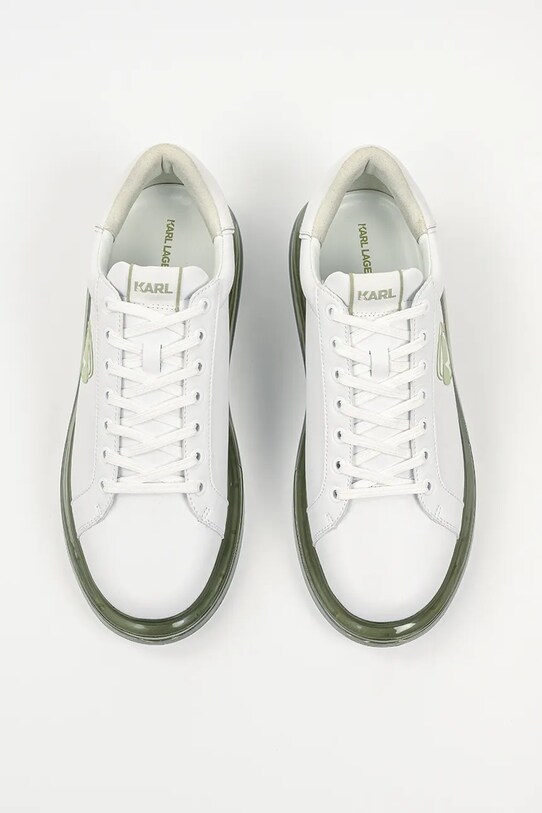 Karl Lagerfeld sneakers in pelle KAPRI KUSHION bianco KL52630N.01K