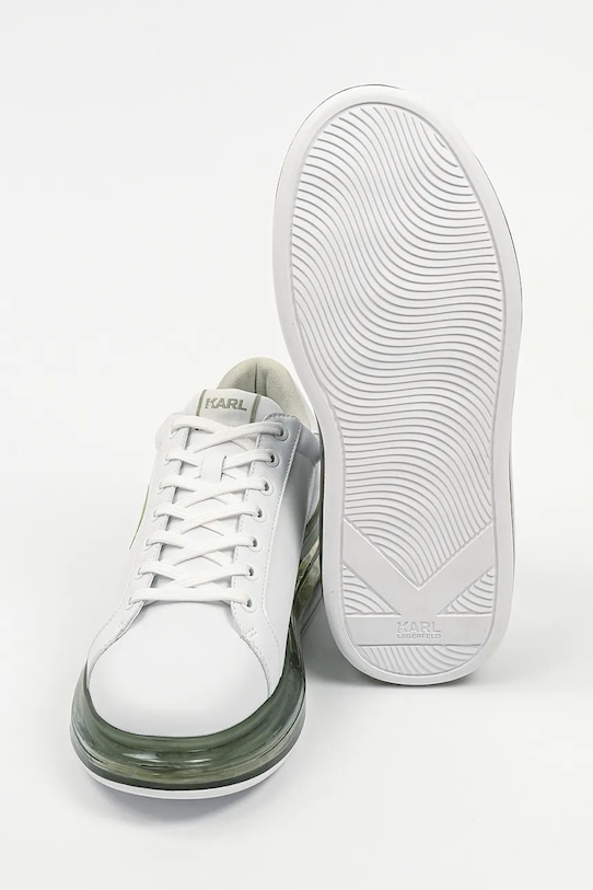 Karl Lagerfeld sneakers din piele KAPRI KUSHION KL52630N.01K alb